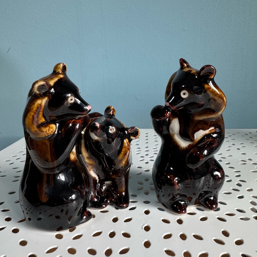 Two Bear figurines